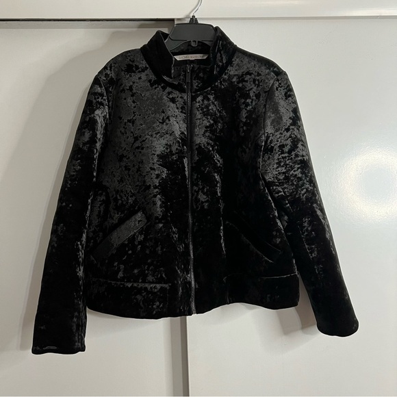 Rachel Roy Velvet Bomber Jacket 2X - Picture 2 of 8